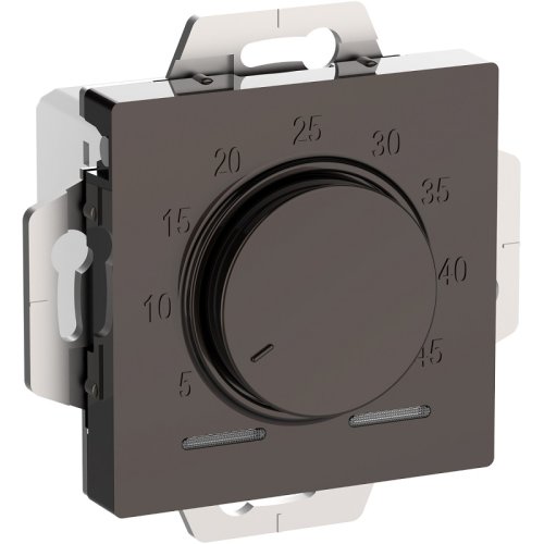 Терморегулятор механический с датчиком без рамки Systeme Electric AtlasDesign 0С +45С мокко картинка